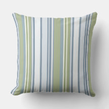 Dark Pastel Blue and Spring Rain Stripes