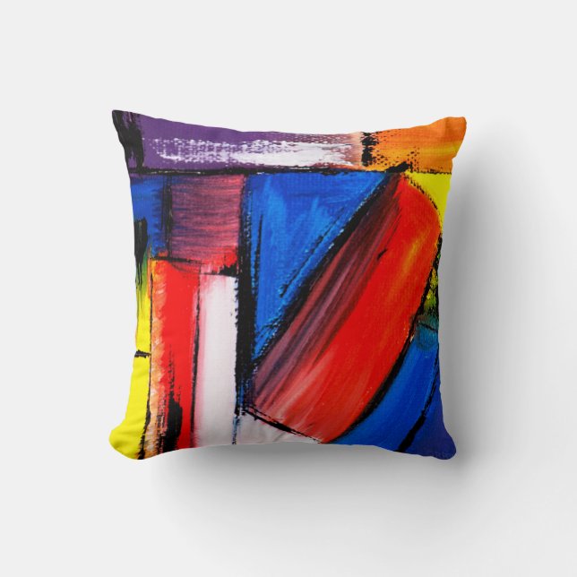 Coussin d'art Abstrait (Recto)