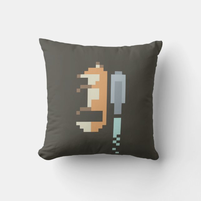 Coussin d'art de pixel de Fox Jetpack (Recto)