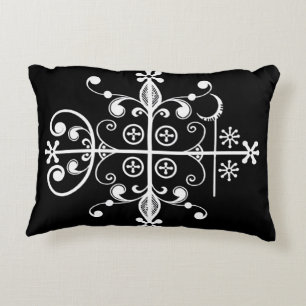 Coussin d'art de vaudou de Legba Veve de papa