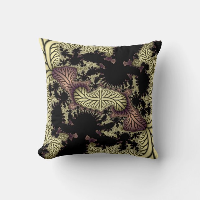 Coussin d'art fractal de l'évolution (Recto)