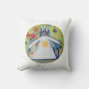 Coussin d'art positif 20 po x 20 po