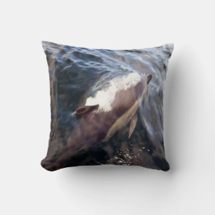 Coussin Dauphin commun faisant surface Œuvre d'art côtière