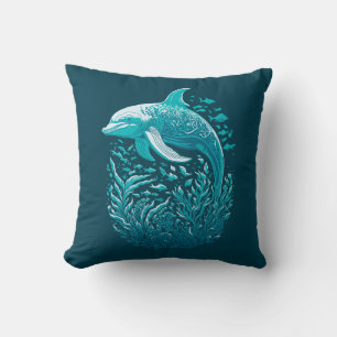 Coussin Dauphin de natation