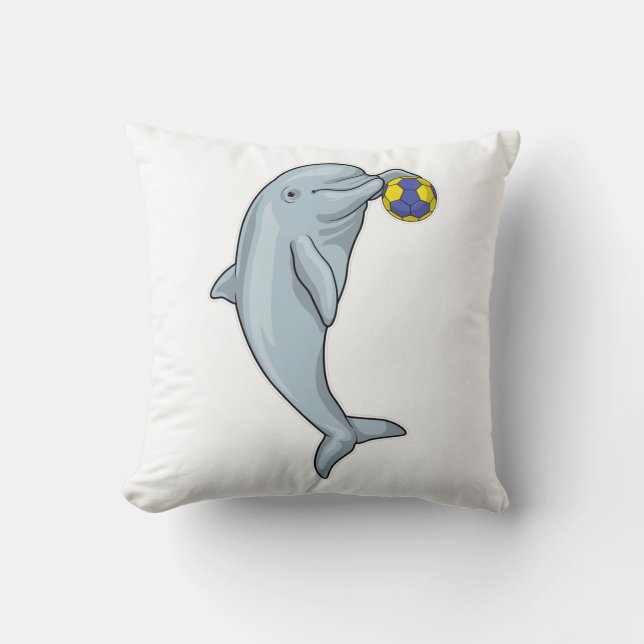 Coussin Dauphin Handball joueur Handball Handball (Recto)