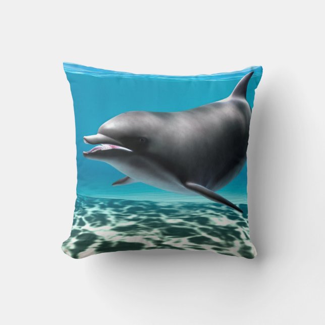 Coussin Dauphin souriant (Recto)