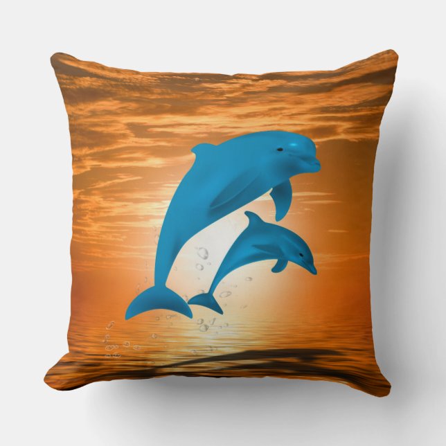 Coussin Dauphins (Recto)