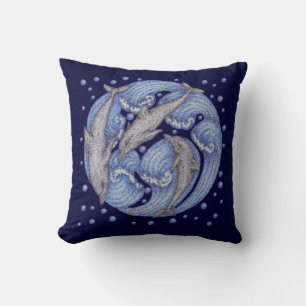 Coussin Dauphins