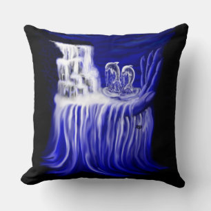 Coussin Dauphins, Main du temps