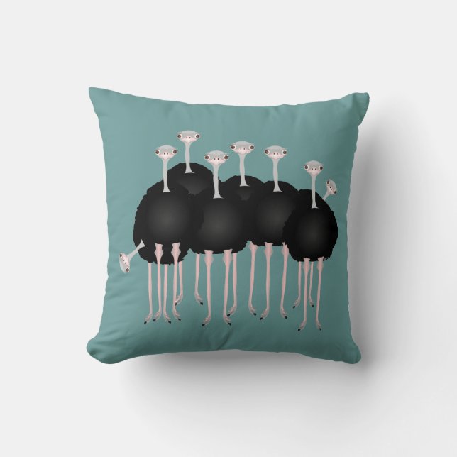 Coussin d'autruche (Recto)