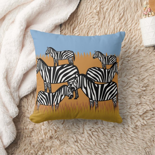 Coussin Dazzle de zèbres (Couverture)