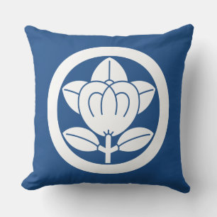 Coussin ） de 六つ割り作図 de （de 丸に橘