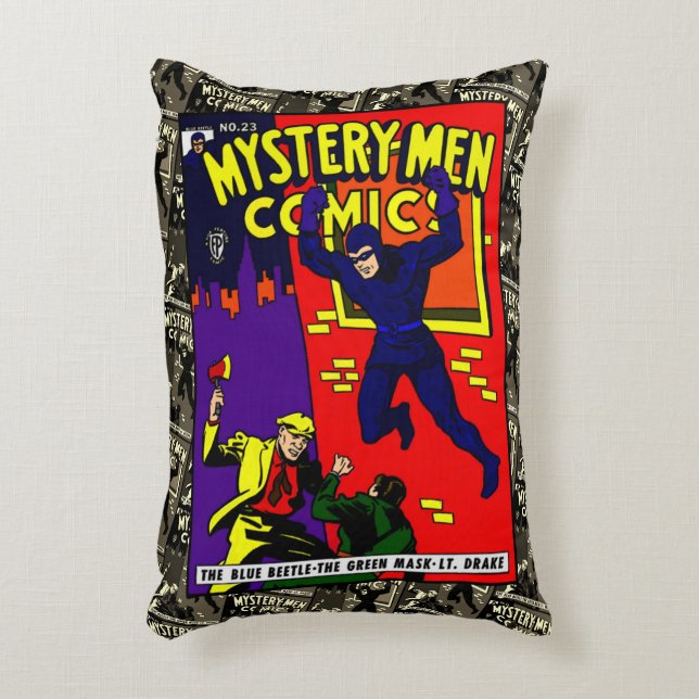 Coussin de bande dessinée Mystery Men (Devant(Vertical))