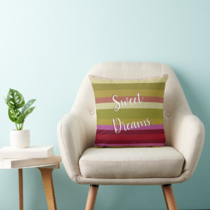 Coussin de bande orchidée de Sweams Dreams