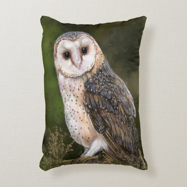 Coussin de Barn Owl (Devant(Vertical))