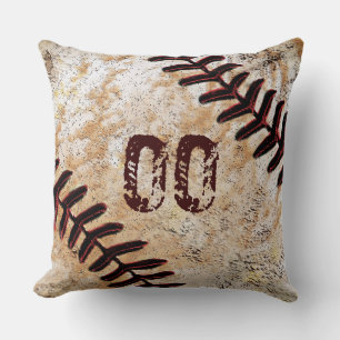 Coussin de base-ball Cool Jersey Number ou Monogra