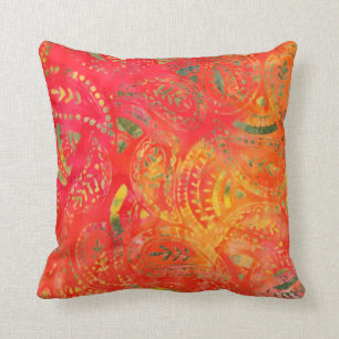 Coussin de batik de Boho