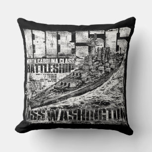 Coussin de Battleship Washington