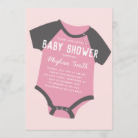 Coussin de bébé| Rose| Invitation Baby shower