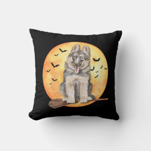 Coussin de berger allemand d'Halloween