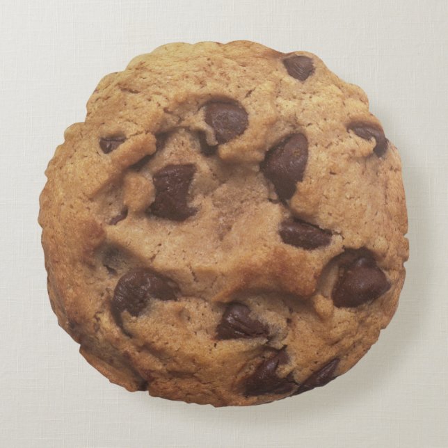 coussin de biscuit à puces de chocolat (Devant)
