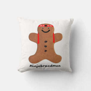Coussin de biscuit Ninjabreadman