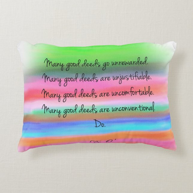 coussin de bonnes actions 3Sqchanges (Devant)