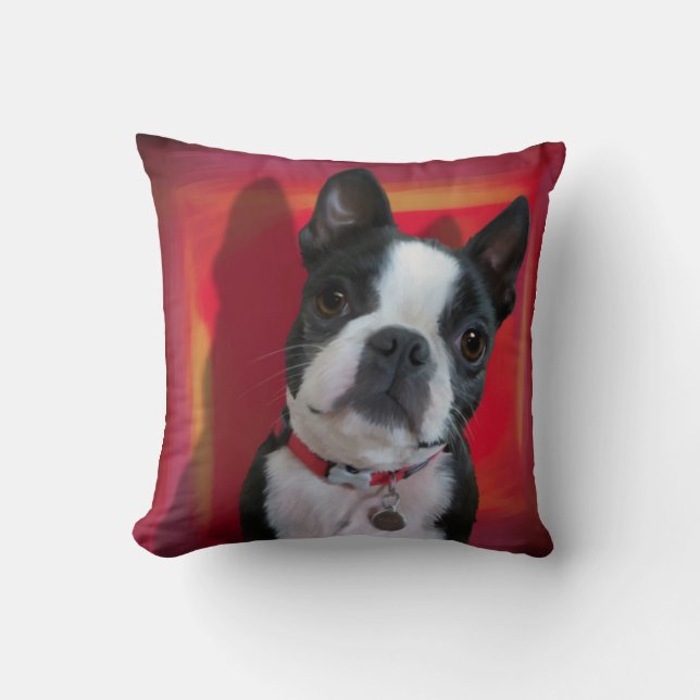 Coussin de Boston Terrier (Recto)