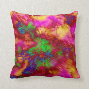 Coussin "de branches au néon"
