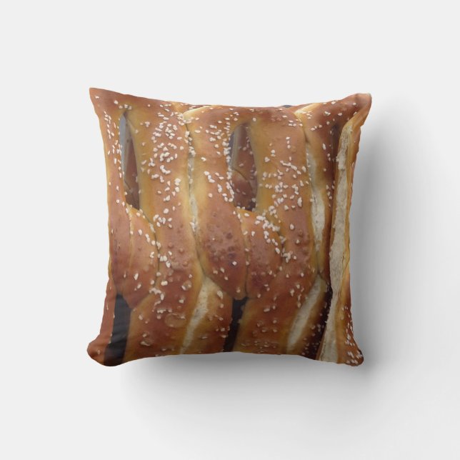 Coussin de bretzels mous de Philadelphie (Recto)