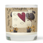 Coussin de burlap pour les moutons de campagne