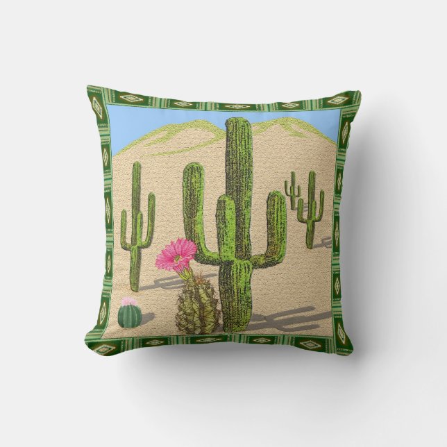coussin de cactus du sud-ouest (Recto)