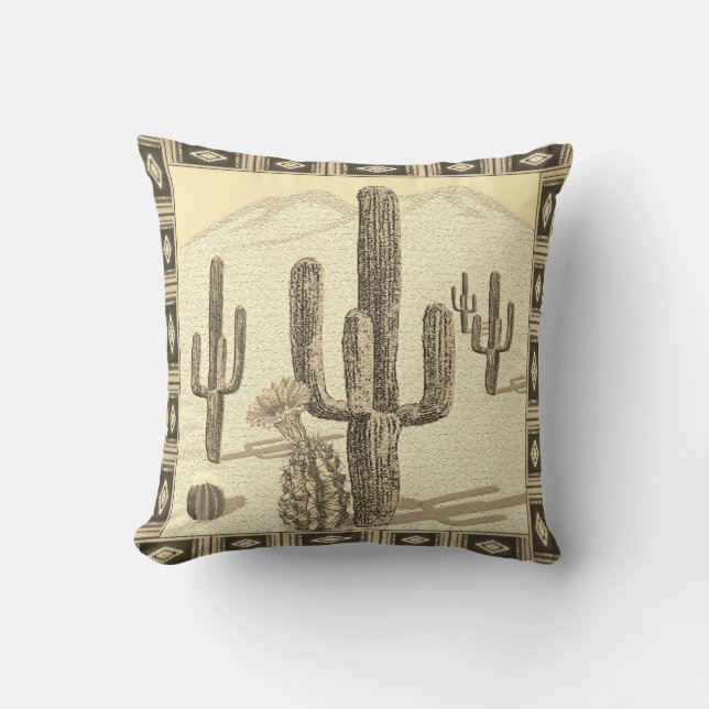 coussin de cactus du sud-ouest (Recto)