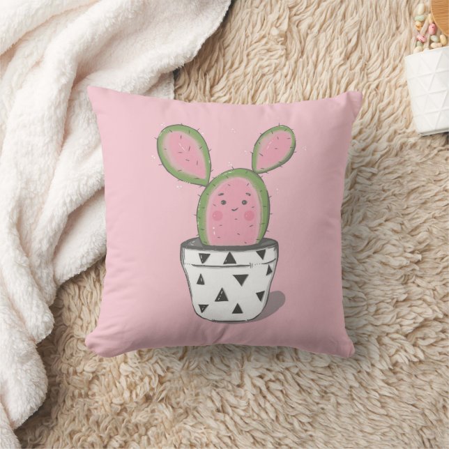 Coussin de cactus mignon (Couverture)