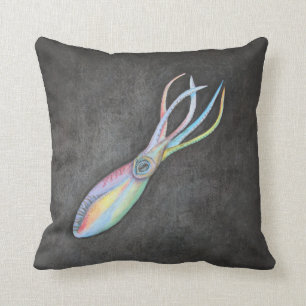 Coussin de calmar d'arc-en-ciel