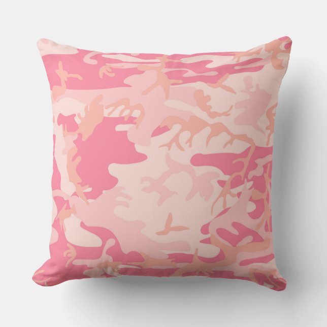 Coussin de Camo rose pour bébé urbain (Recto)