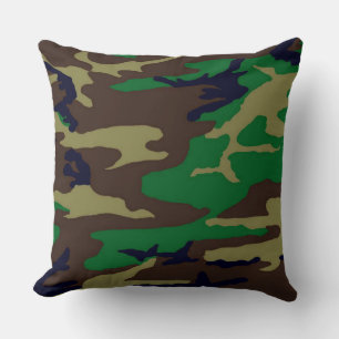 Coussin de Camo Woodland militaire