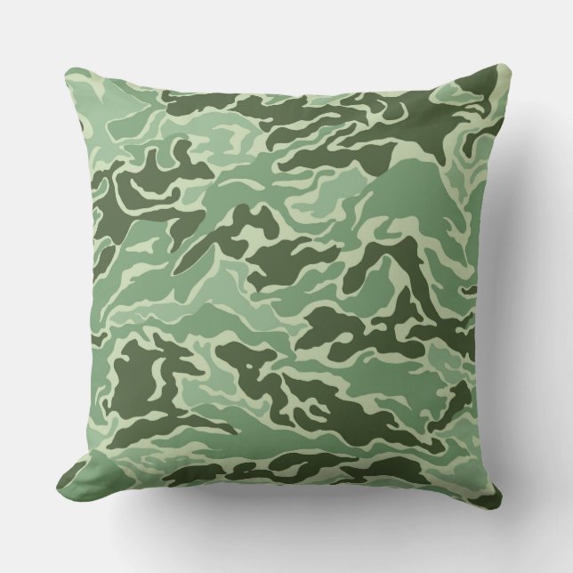 Coussin de camouflage vert (Recto)