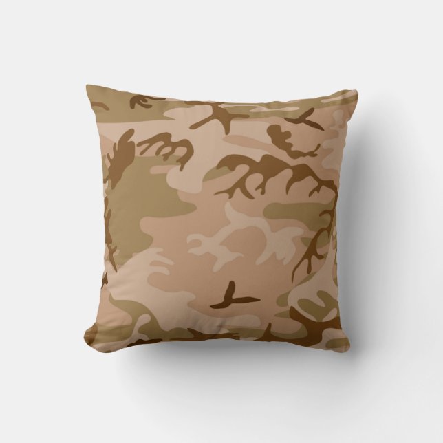 COUSSIN de camp de sable du désert américain (Recto)