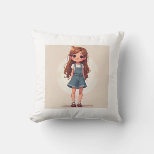 Coussin de caractère mignon