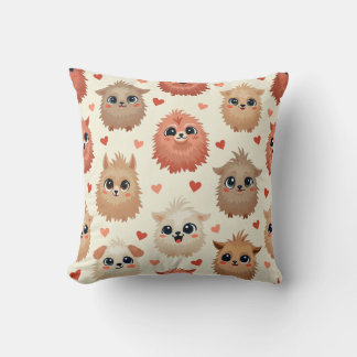 Coussin de caractère mignon
