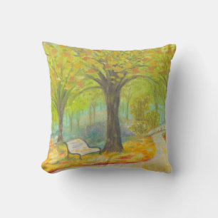 Coussin de carré de banc d'automne