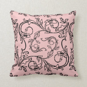 Coussin de carreau de quartz rose