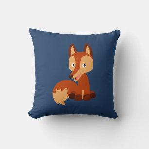 Coussin de Cartoon Fox mignon