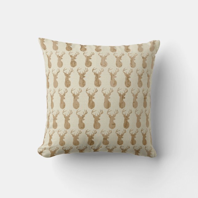 Coussin de cerfs de bois (Recto)