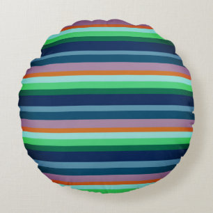 Coussin De Champ Vert, Bleu, Orange