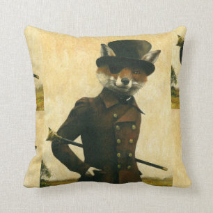 Coussin de chasse de renard victorien