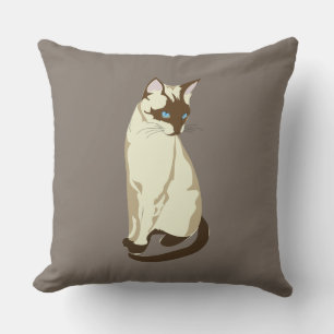 Coussin de chat de Siamese