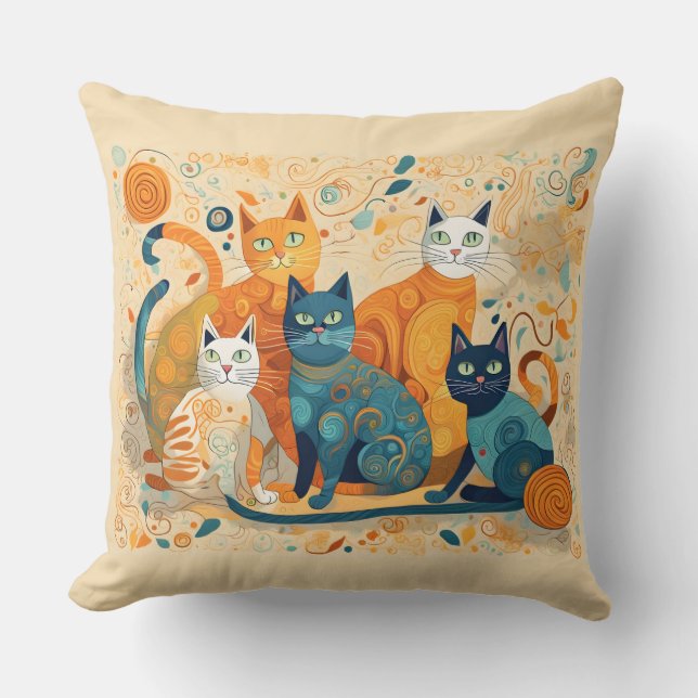 coussin de chats apaisants (Recto)