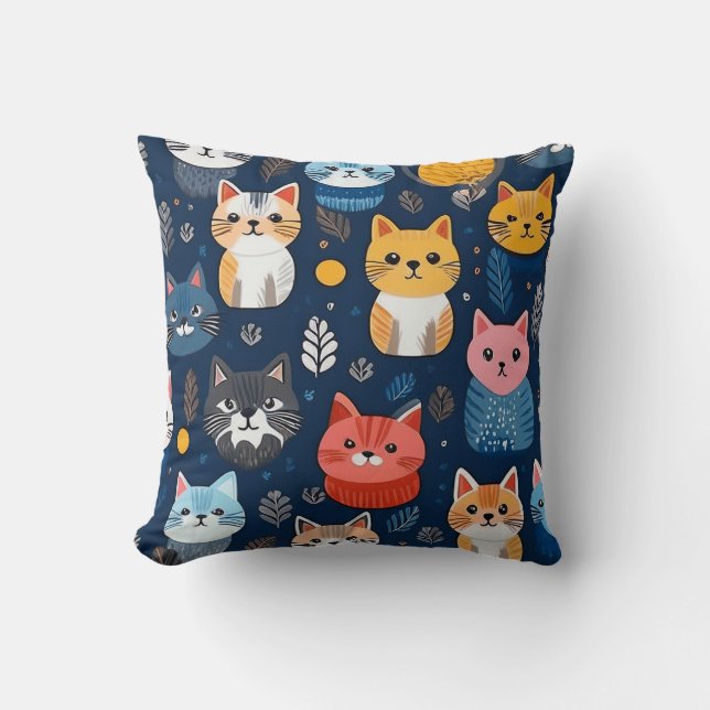 Coussin de chats mignon (Recto)